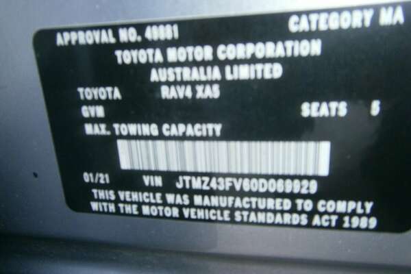 2021 Toyota RAV4 GX (2WD) NAV Mxaa52R