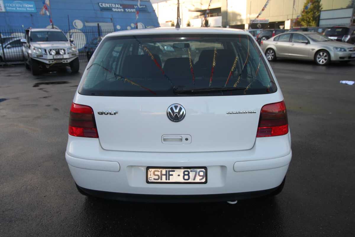 2003 Volkswagen Golf Generation 4th Gen