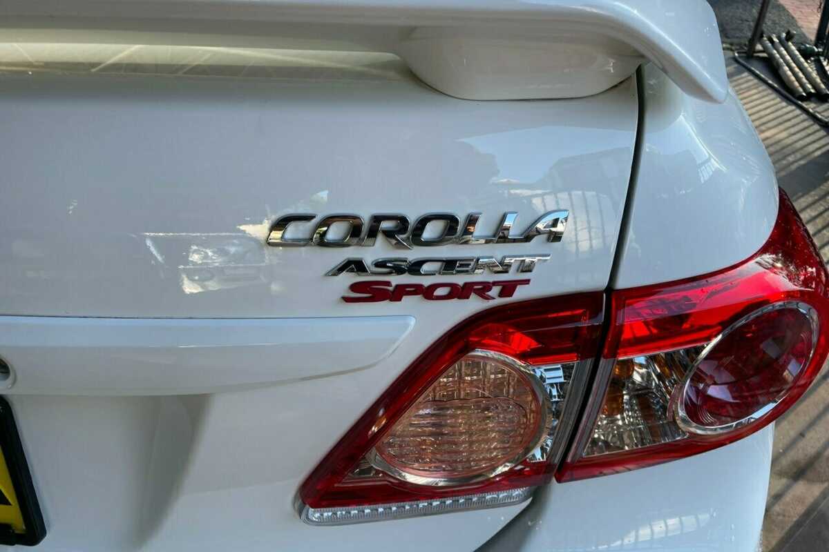 2012 Toyota Corolla Ascent Sport ZRE152R MY11