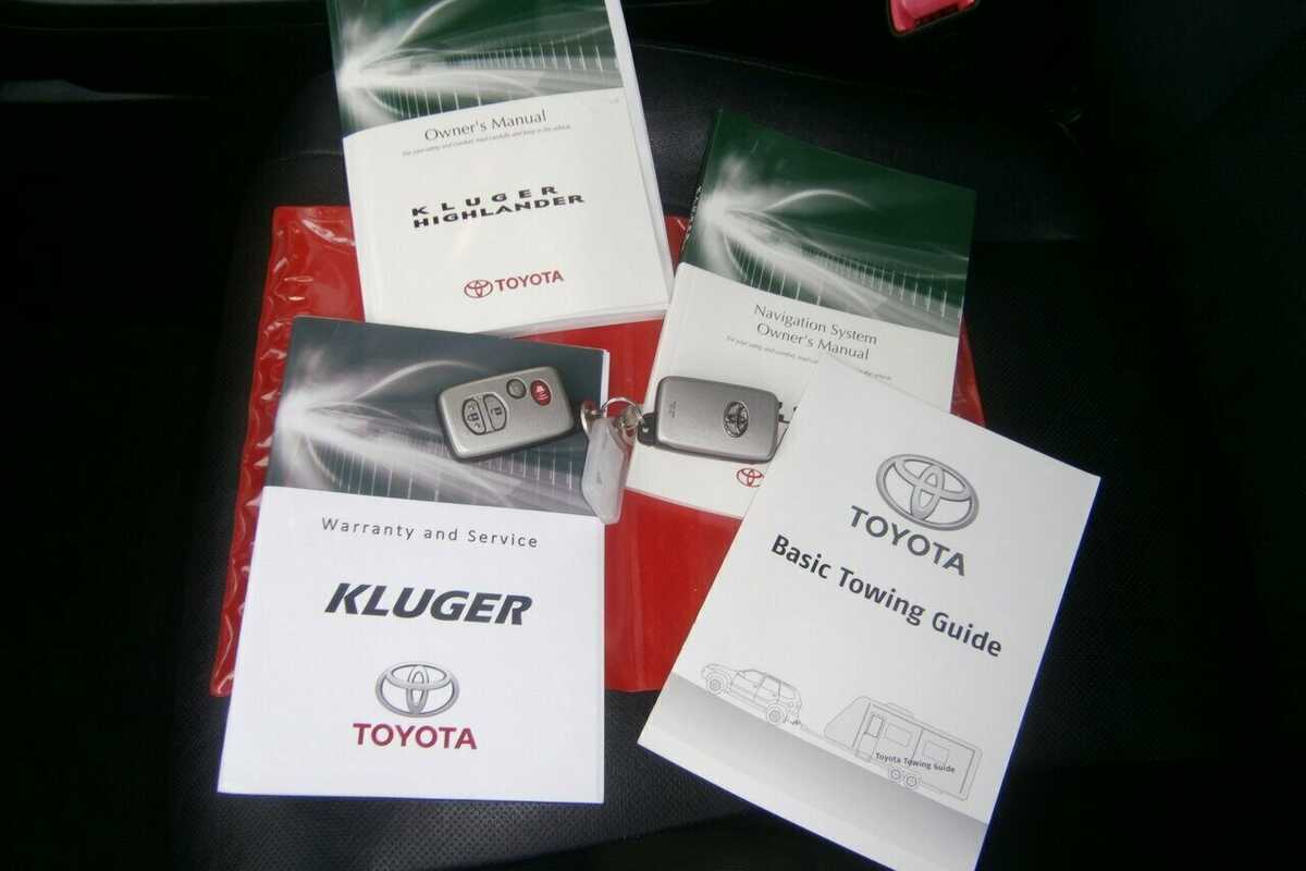 2012 Toyota Kluger Grande (4x4) GSU45R MY11 Upgrade