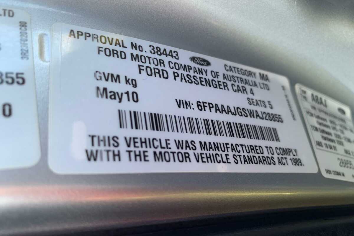 2010 Ford Falcon XR6 FG