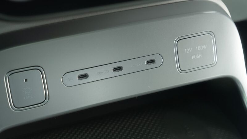 High output interior charging ports