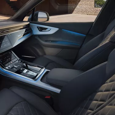 Tangible quality in the interior.