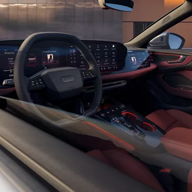 Futuristic sense of space.