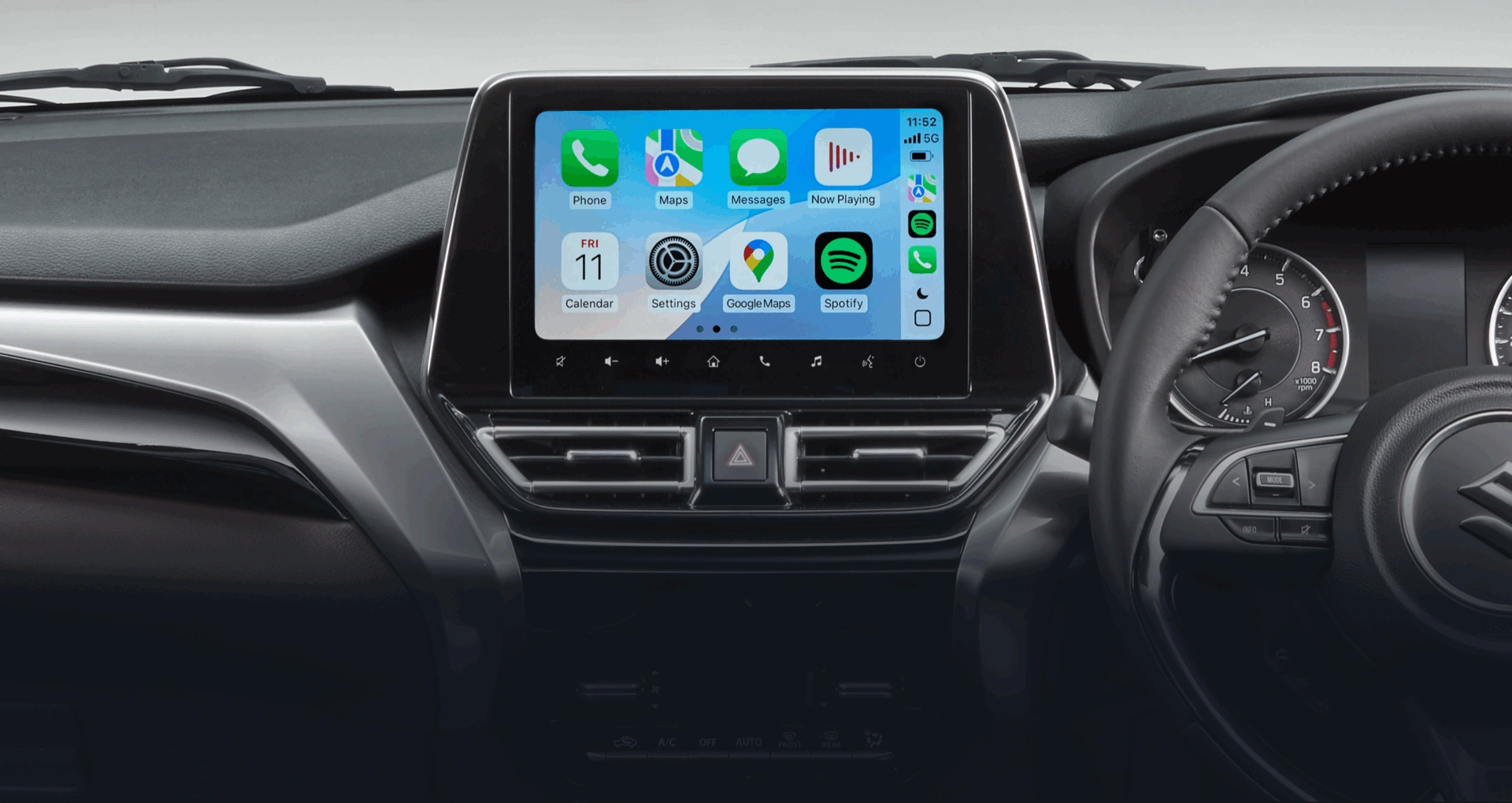 WIRELESS APPLE CARPLAY® + ANDROID AUTO™