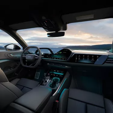 Futuristic sense of space.