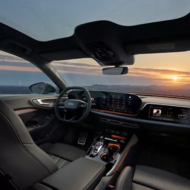  Futuristic sense of space.