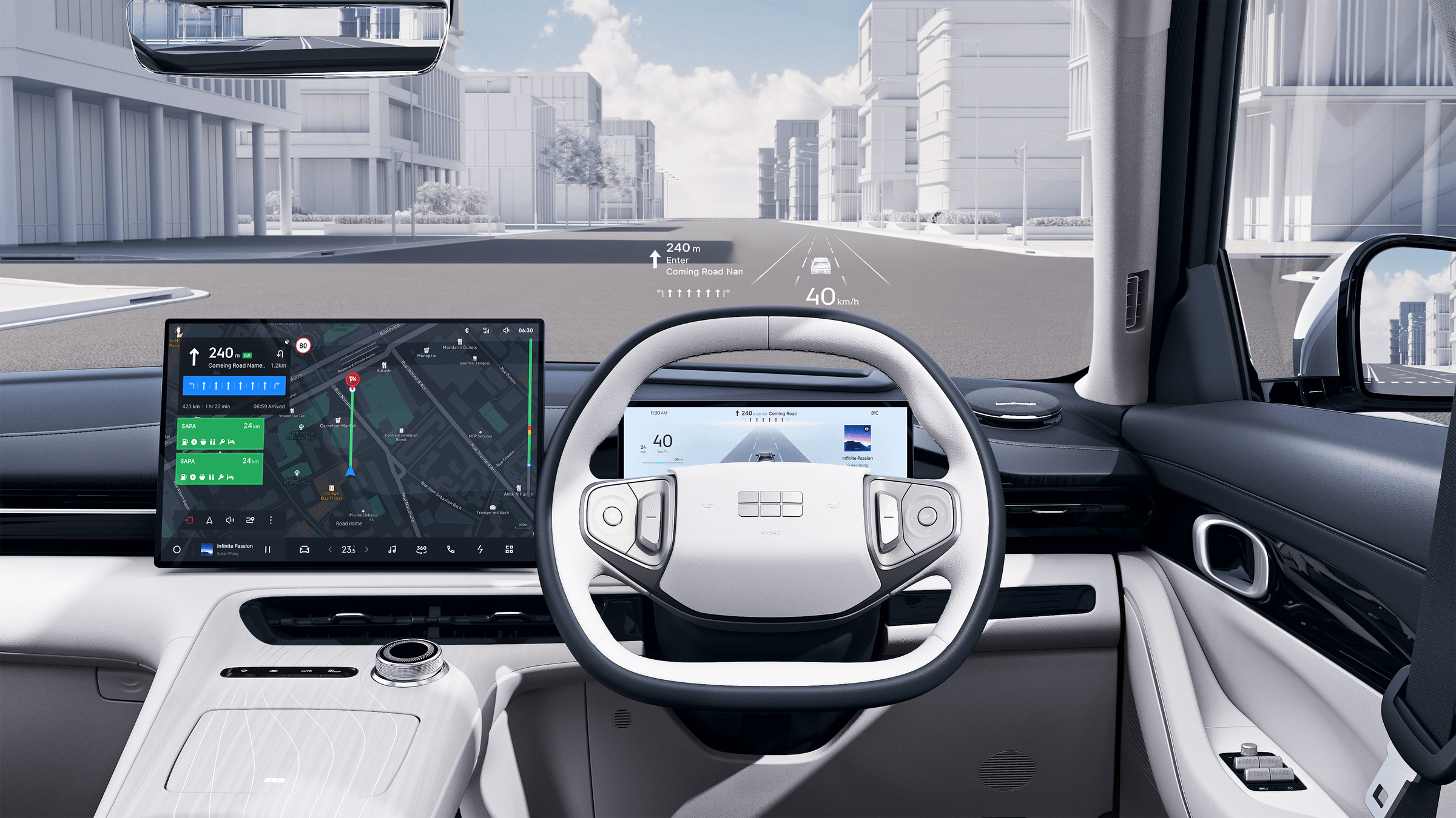 Experience 13.8ˮ HD Head-Up Display