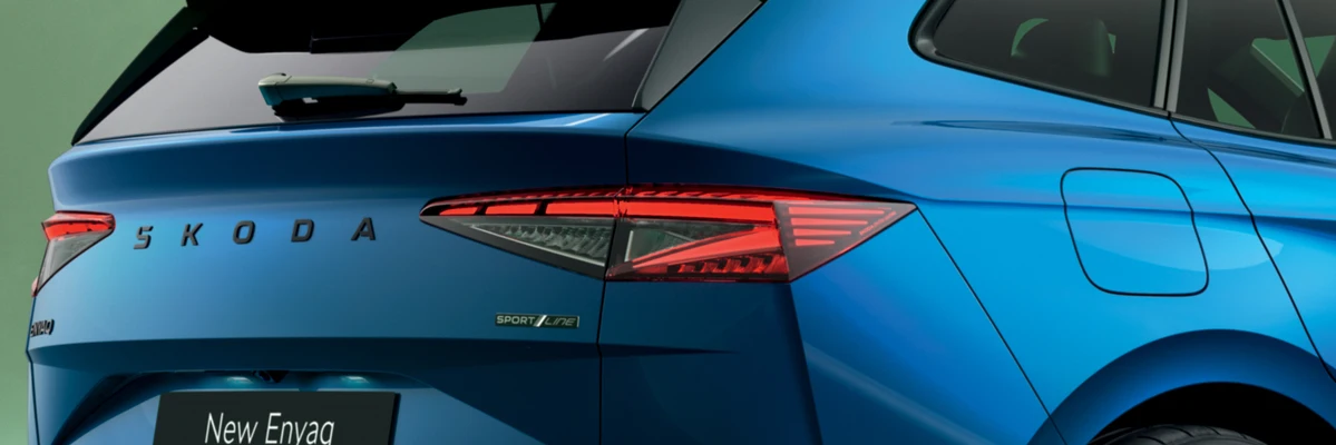 LED rear lights with animated indicators