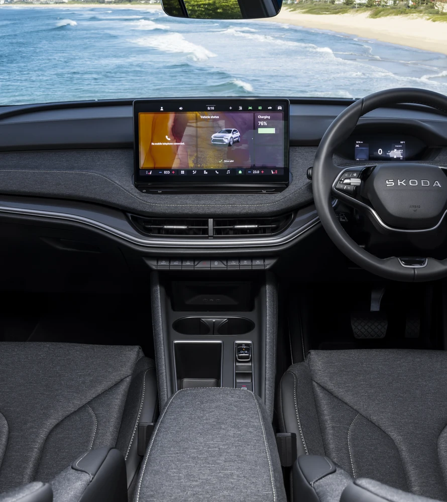 Škoda Elroq connectivity State-of-the-art infotainment system