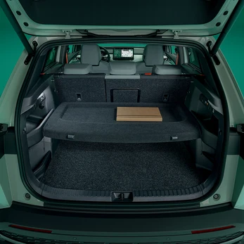 Parcel shelf intermediate position