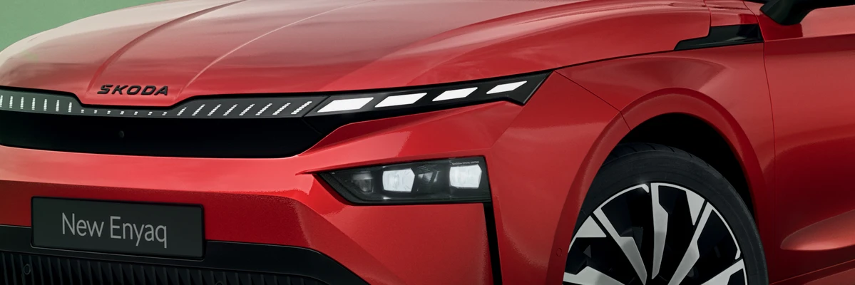 Enyaq Coupé Sportline LED lights LED Matrix beam headlights