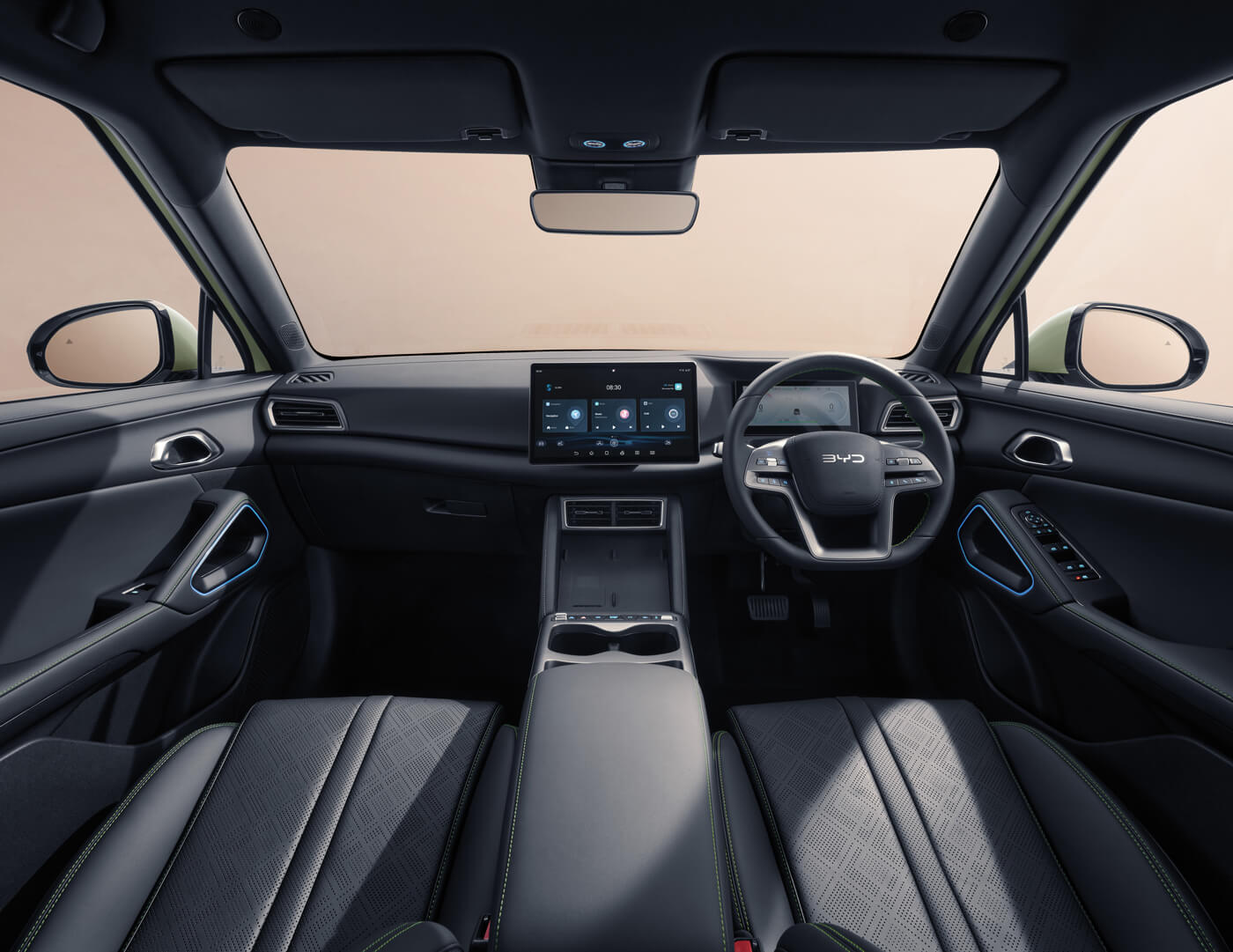 Generous space for all passengers 