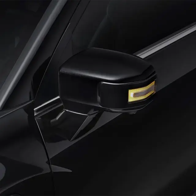 Black Outside Mirrors & Hood Side Garnish