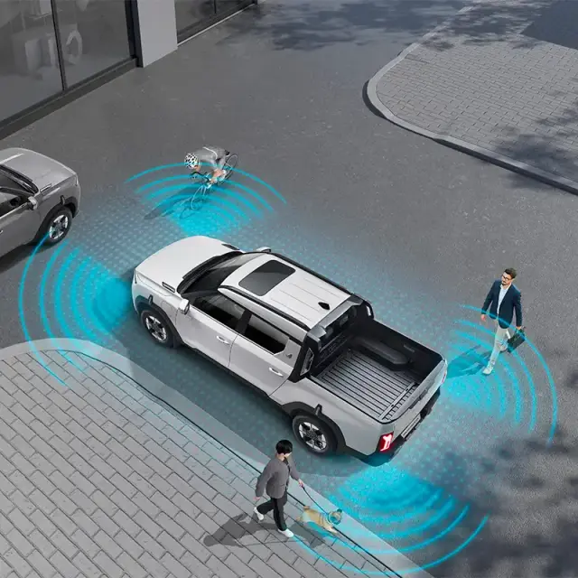 4-Corner Blind Spot Detection