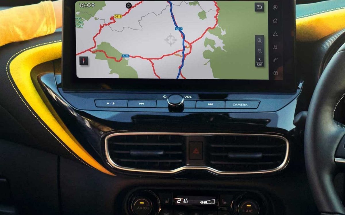 Alcantara and yellow finisher