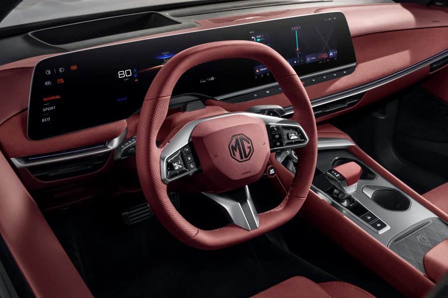 Multifunction Leather Steering Wheel