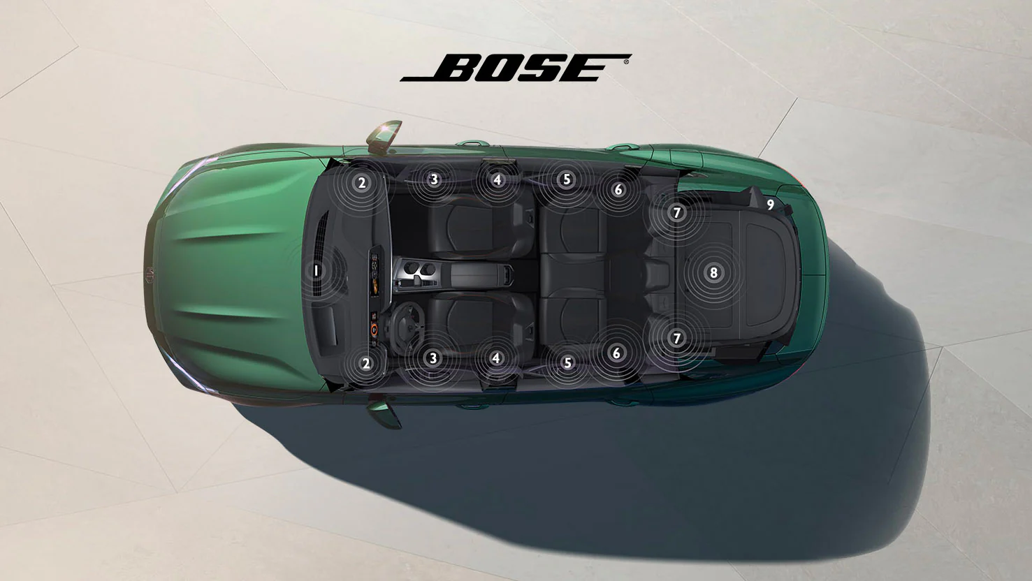 PREMIUM BOSE™ SOUND SYSTEM FEEL EVERY NOTE