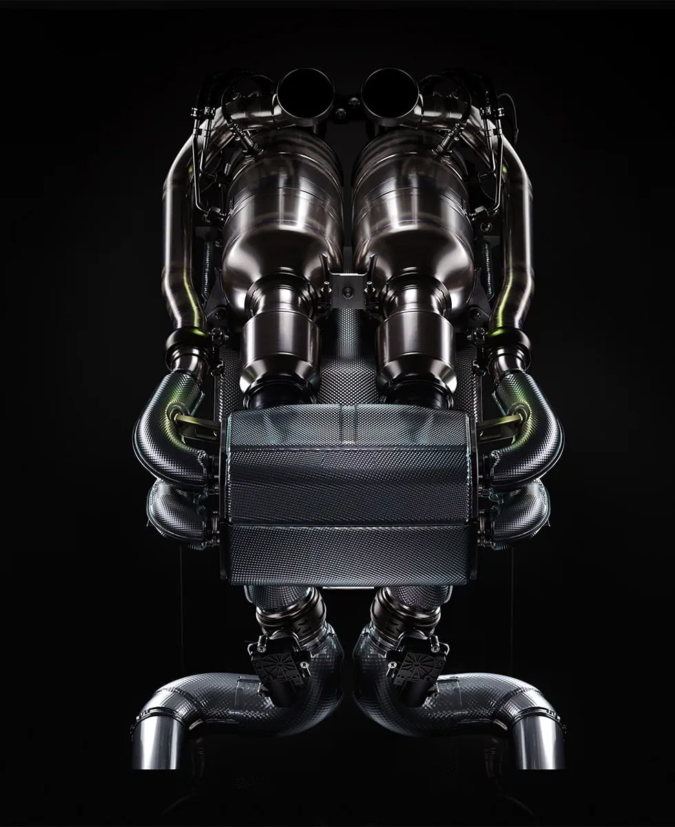 TOP-MOUNTED EXHAUSTS