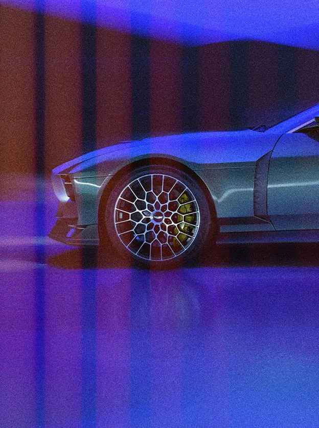 Honeycomb alloy wheels