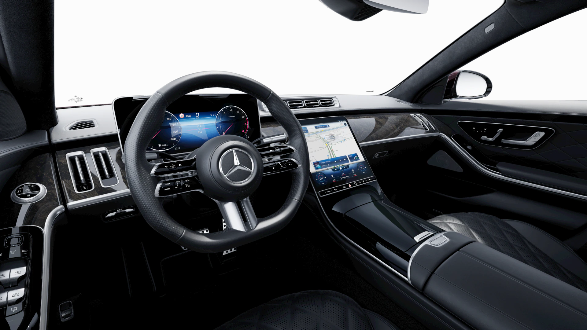Interior of the S-Class.