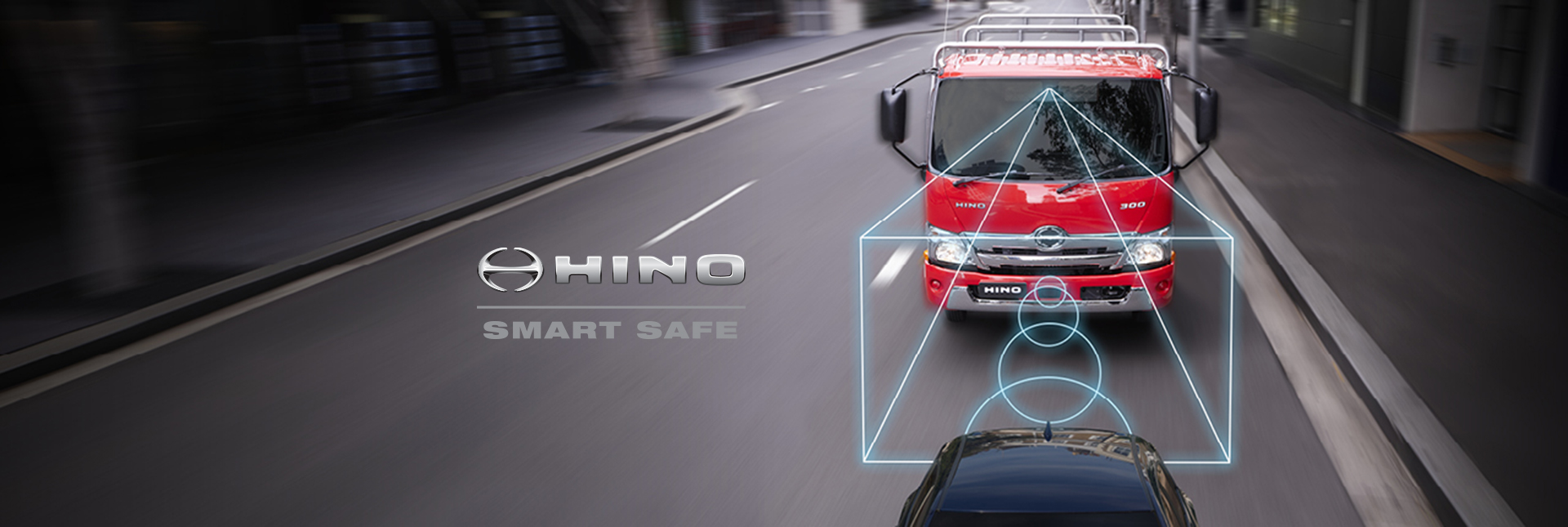 HINO SMARTSAFE COMES STANDARD WITH THE HINO 300 SERIES