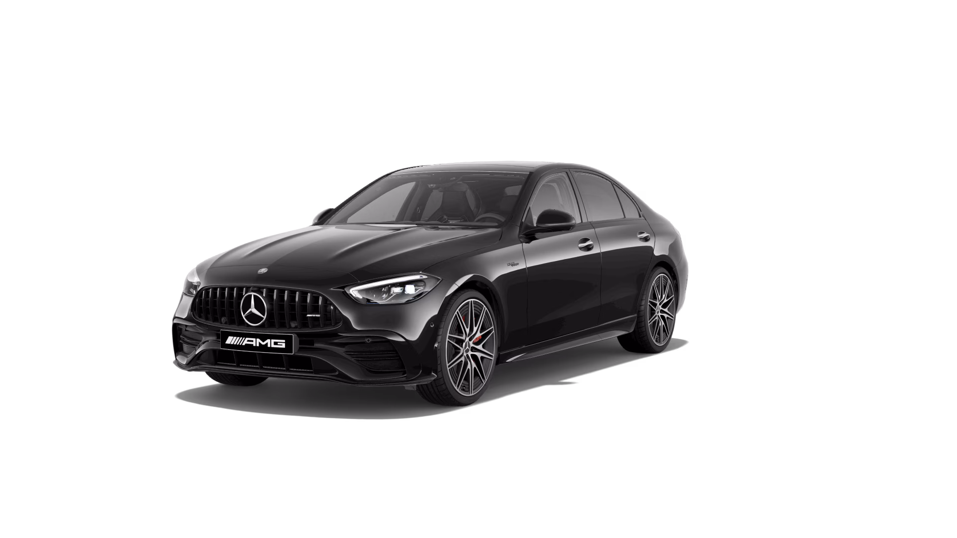 Exterior of the Mercedes-AMG C-Class Sedan.