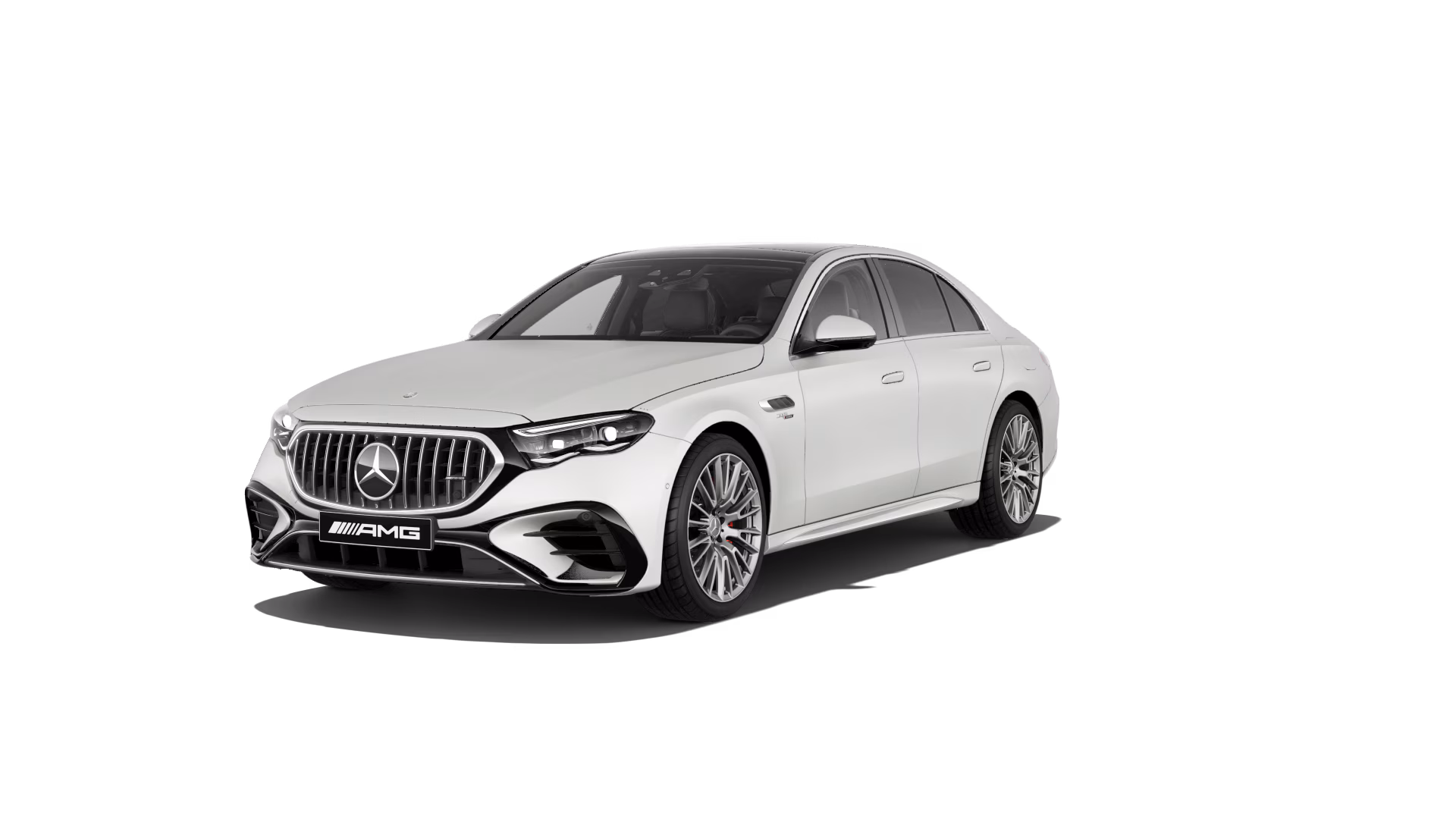 Exterior of the Mercedes-AMG E-Class Sedan.