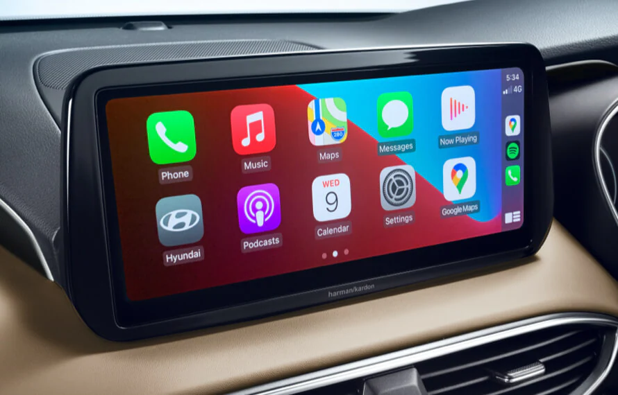 10.25” touchscreen with Apple CarPlay™[P2] and Android™ Auto[P3]
