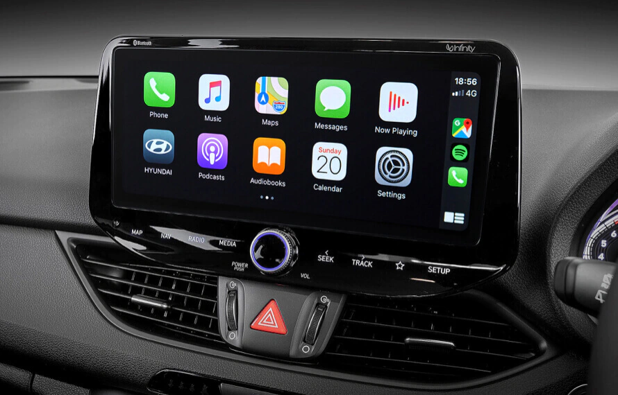 Apple CarPlay™[P1] and Android™ Auto[P2]