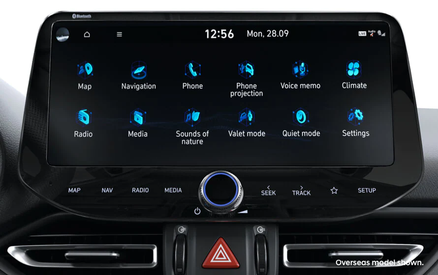 10.25” multimedia touchscreen display with Apple CarPlay[TM][P1]& Android[TM][P2] Auto