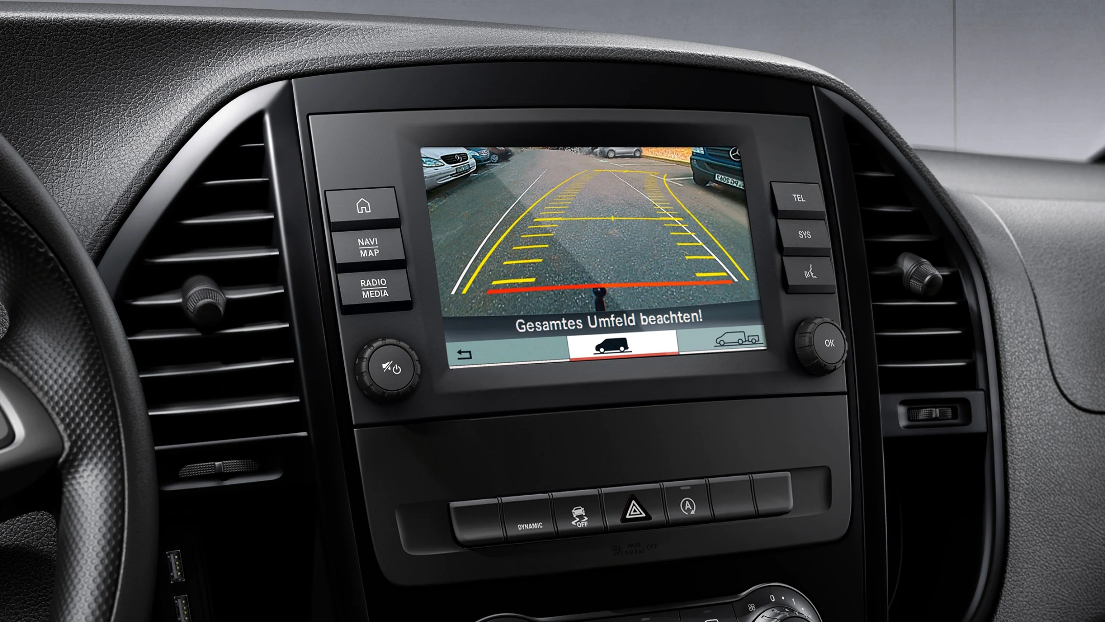 Know what’s happening behind your Vito Tourer