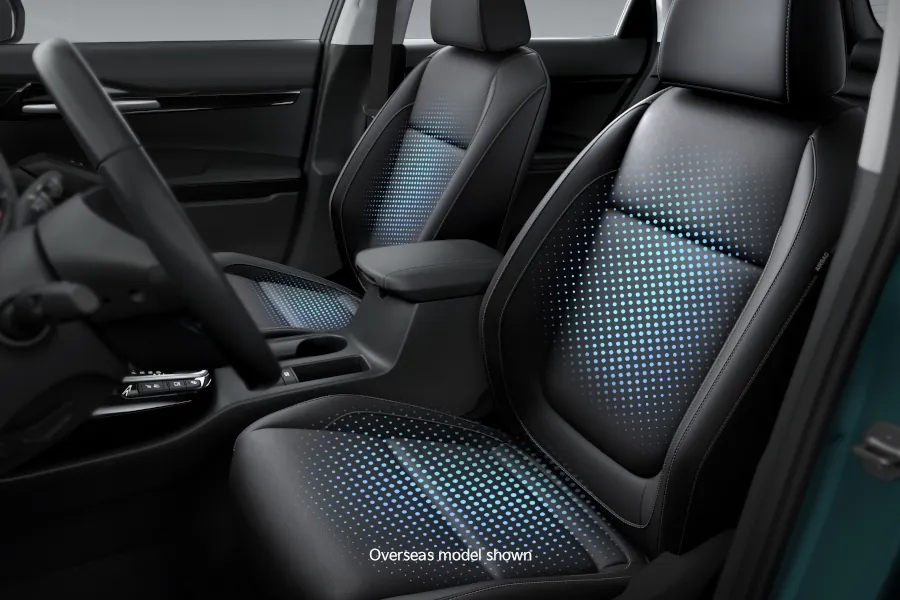 Ventilated & heated front seats