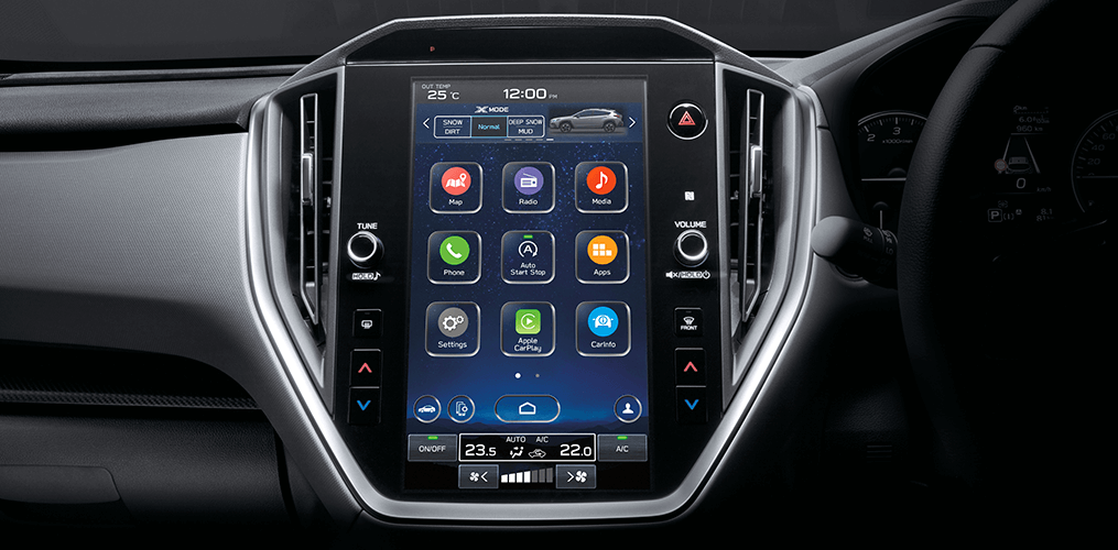 New, updated infotainment system