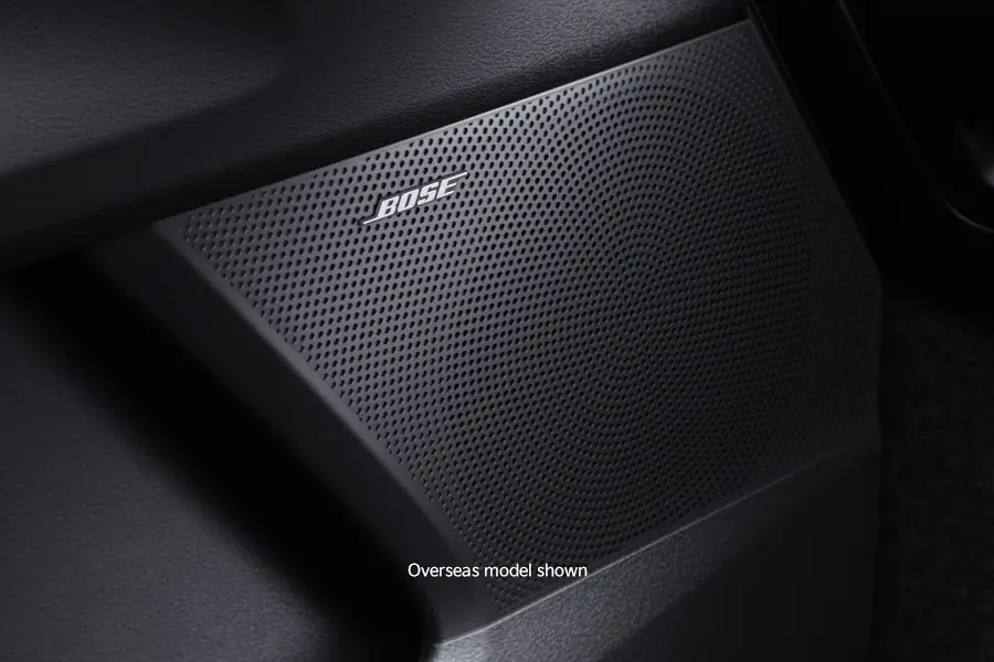 So much tech. So easy to use. Bose® advanced sound system