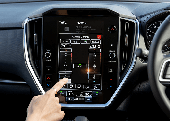 Air conditioning – dual zone climate control
