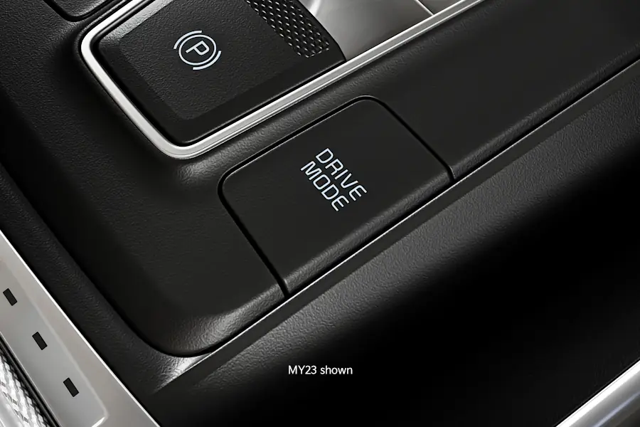 Power in your hands. Drive mode select