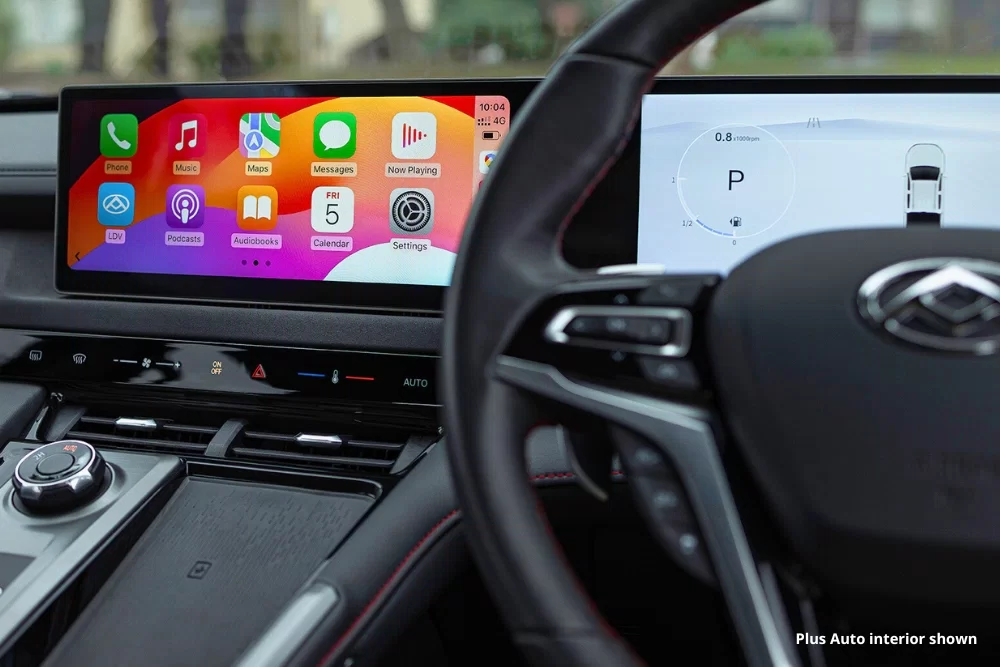 DUAL 12.3" DISPLAYS WITH APPLE CARPLAY & ANDROID AUTO