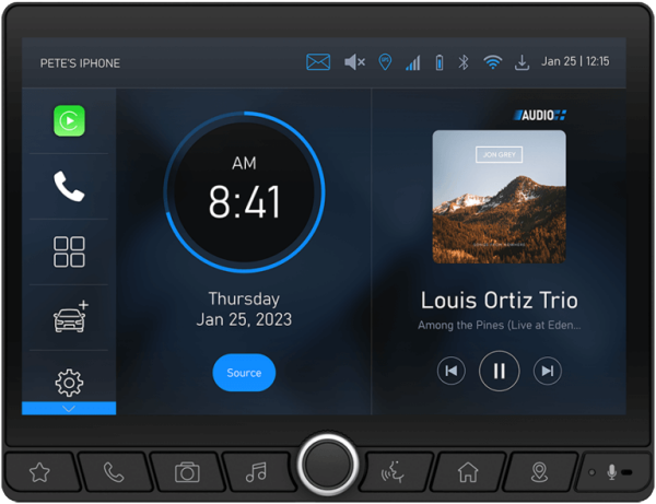 10.1” High Resolution Touchscreen Display