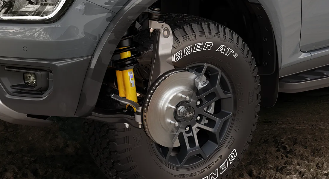 Rugged suspension with a lift