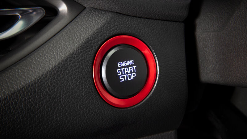 Smart key with push-button start