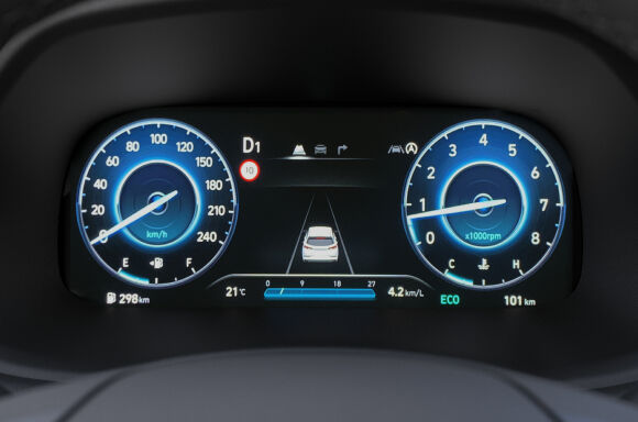 10.25” full digital instrument cluster