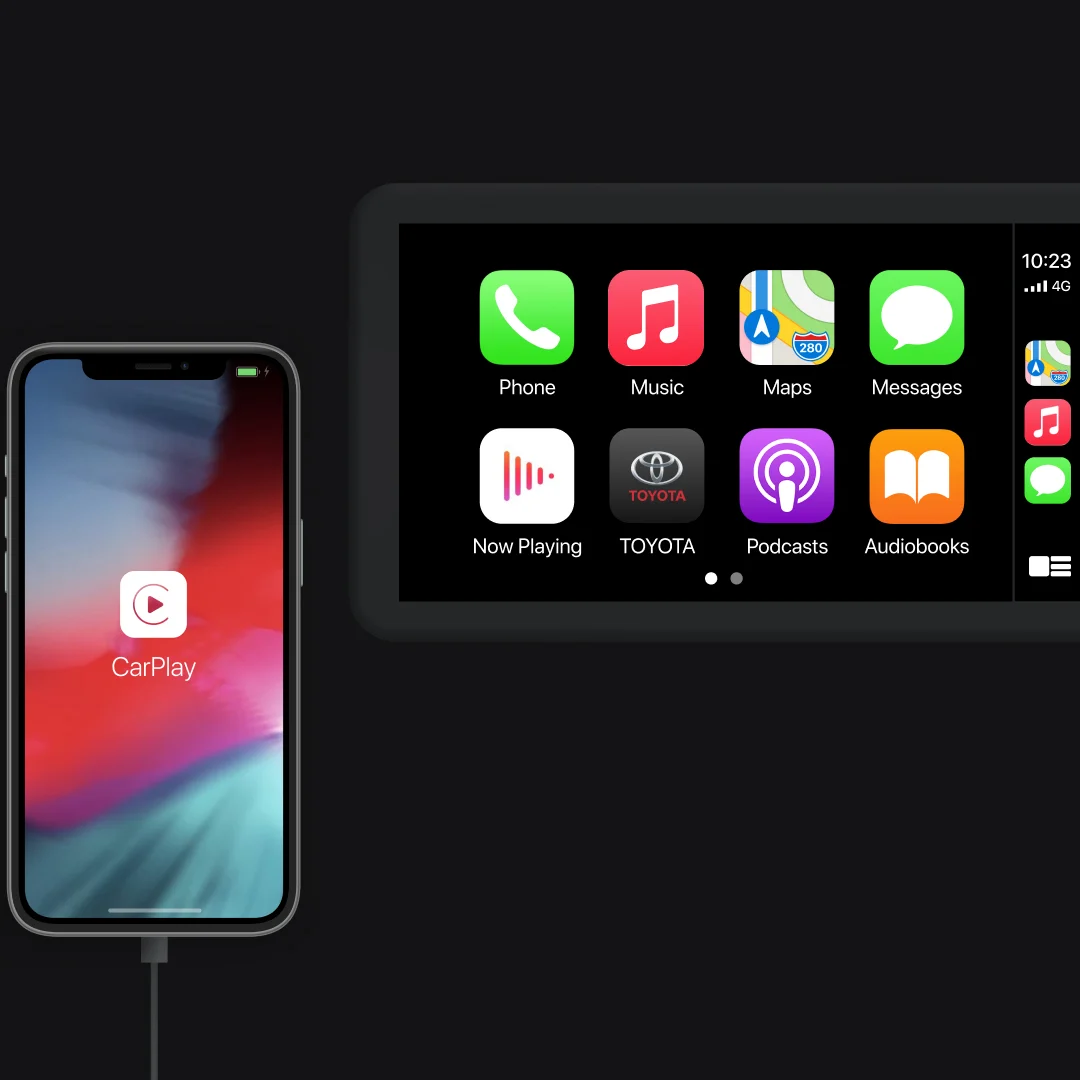 Apple CarPlay<sup>®[C12]</sup> and Android Auto™<sup>[C13]</sup>