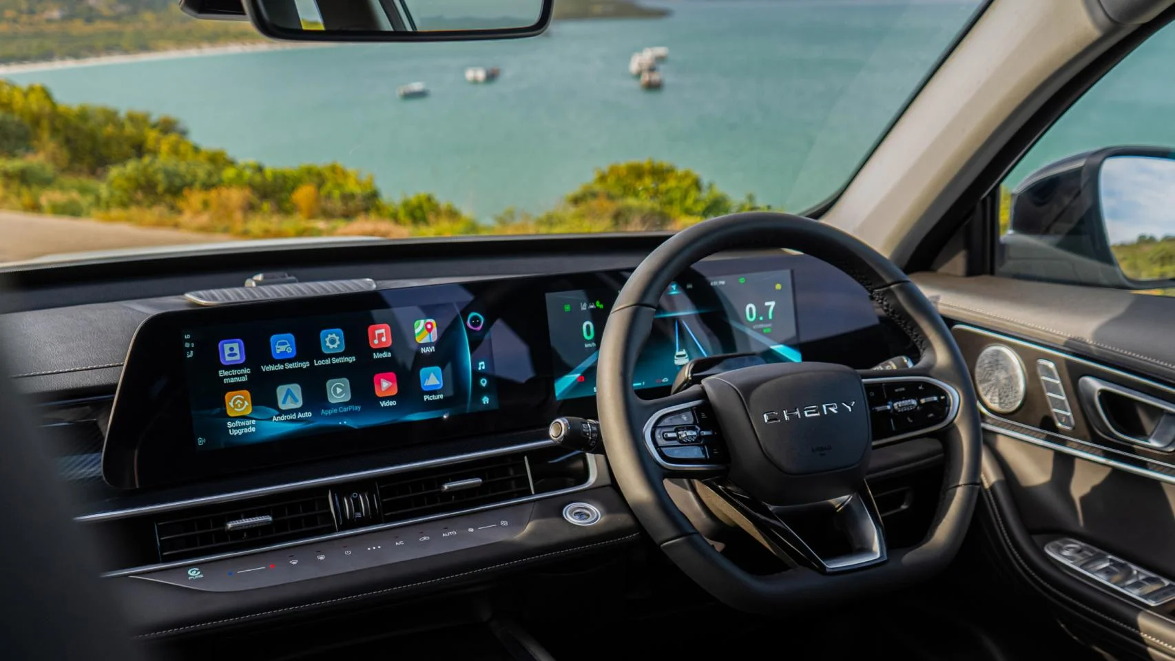 Seamlessly integrated technology that will inspire your drive