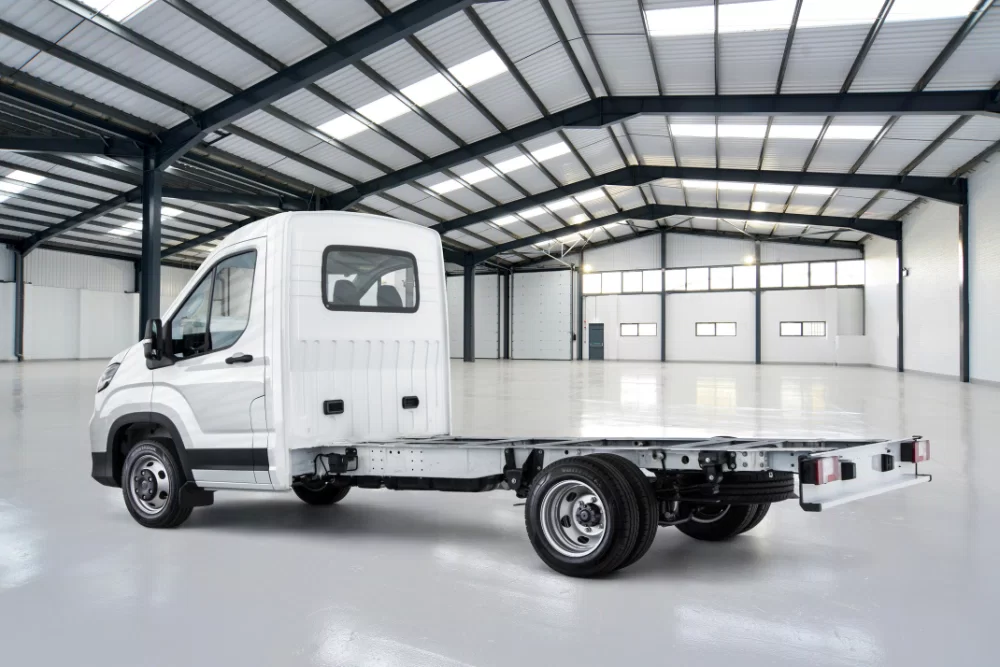 THE NEW 2024 DELIVER 9 CAB CHASSIS.