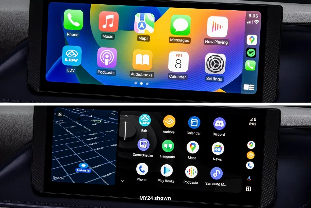 12.3" DISPLAY WITH APPLE CARPLAY™ & ANDROID AUTO™ (MY24)