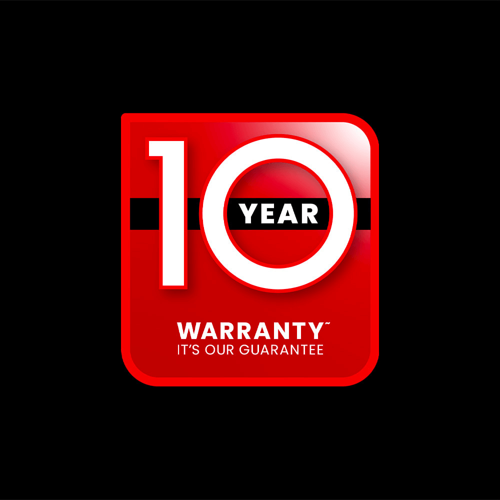 10 Year Warranty