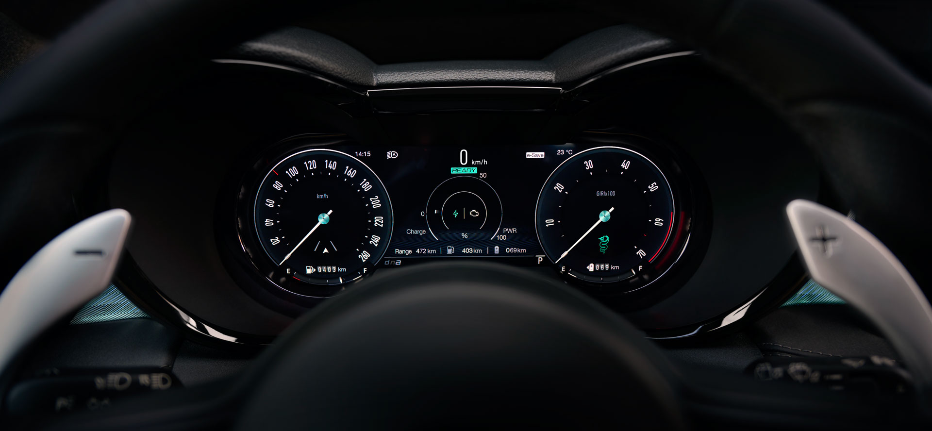 12.3” fully digital display
