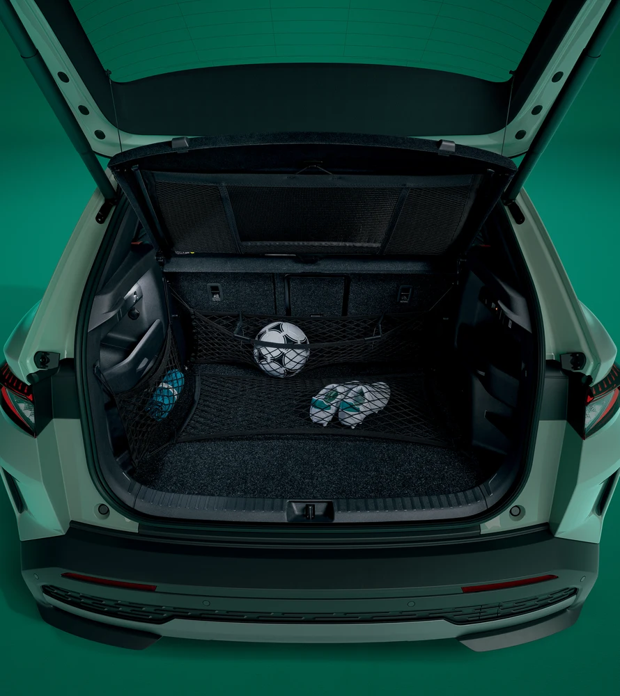 Generous luggage compartment