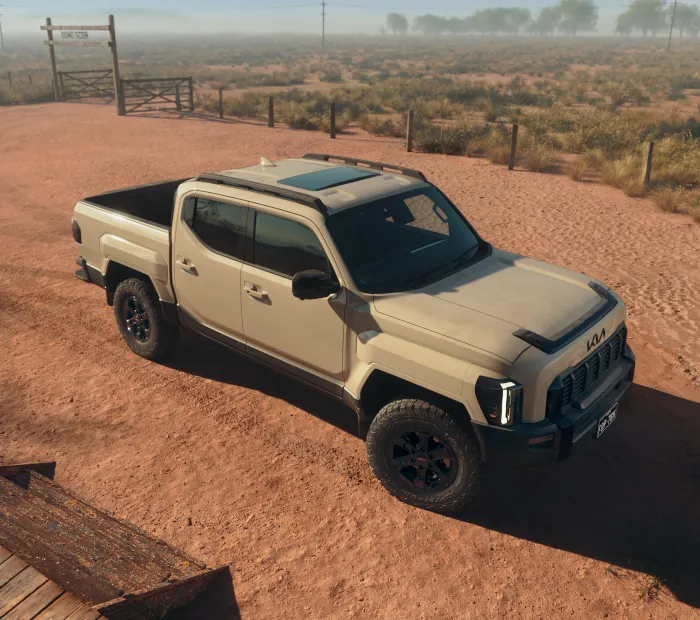 The Kia Tasman.